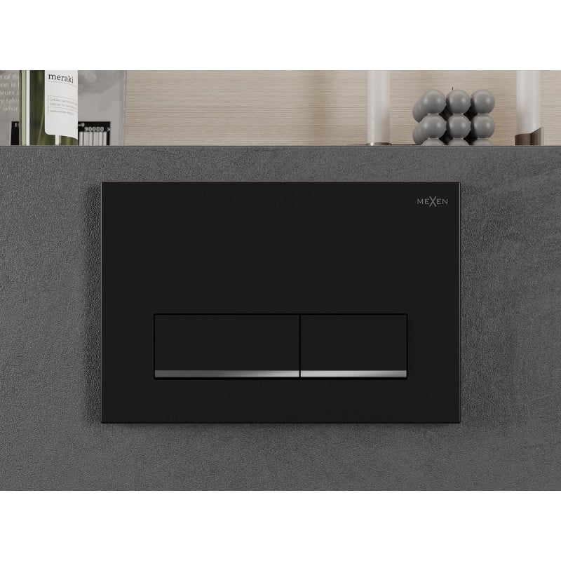 Mexen Fenix 12 praplūdimo mygtukas, juodos matinės spalvos - 601203