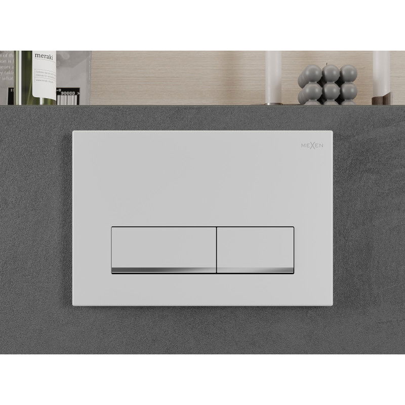 Mexen Fenix 12 nuleidimo mygtukas, baltas matinis - 601220