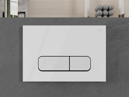 Mexen Fenix 02 nuleidimo mygtukas, blizgantis baltas - 600200