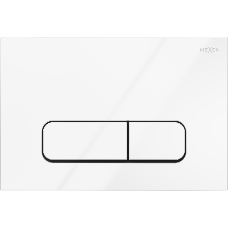 Mexen Fenix 02 nuleidimo mygtukas, blizgantis baltas - 600200