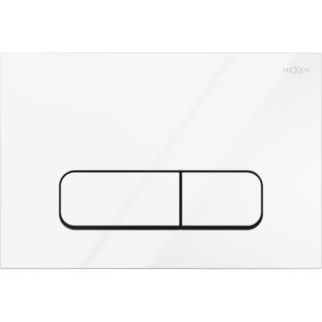 Mexen Fenix 02 nuleidimo mygtukas, blizgantis baltas - 600200