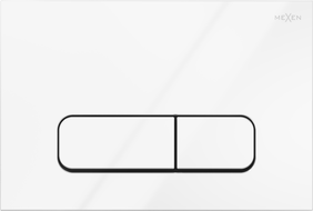 Mexen Fenix 02 nuleidimo mygtukas, blizgantis baltas - 600200