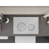 Mexen Fenix 07 XS nuleidimo mygtukas, blizgus baltas - 600700