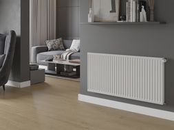 Mexen C11 plokščias radiatorius 400 x 400 mm, šoninis jungimas, 259 W, baltas - W411-040-040-00