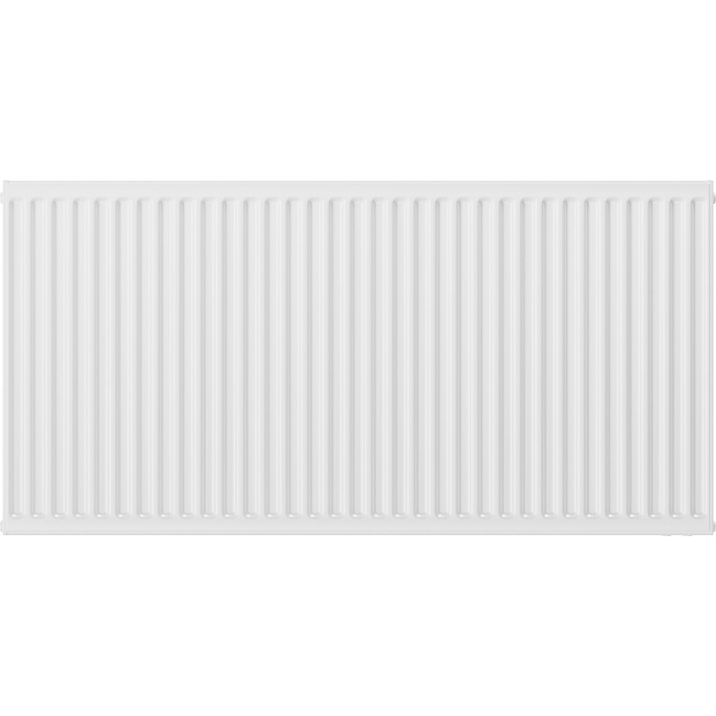 Mexen C22 plokščias radiatorius 400 x 1500 mm, šoninis prijungimas, 1778 W, baltas - W422-040-150-00