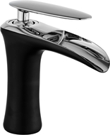 Mexen Lyra praustuvas, juodas/chromuotas - 745300-07
