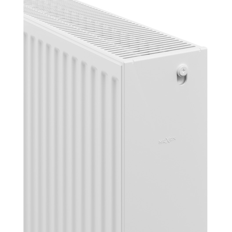 Mexen C33 plokščias radiatorius 300 x 2200 mm, šoninis prijungimas, 2936 W, baltas - W433-030-220-00