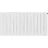 Mexen CV33 plokštelinis radiatorius 500 x 1200 mm, apatinis pajungimas, 2425 W, baltas - W633-050-120-00