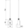 Mexen FA-F elektrinis kaitinimo elementas su Wi-Fi, 900 W, baltas - W953-0900-20
