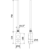 Mexen FA-I 900 W elektrinis kaitinimo elementas, baltas - W952-0900-20