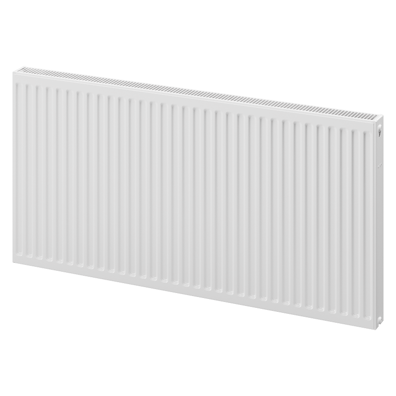 Mexen C21 plokščias radiatorius 400 x 1500 mm, šoninis prijungimas, 1390 W, baltas - W421-040-150-00