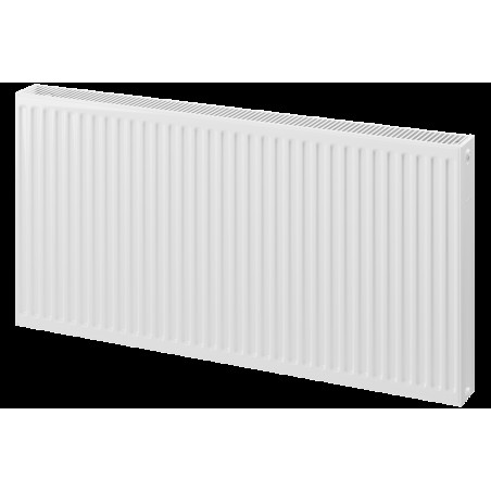 Mexen C22 plokštelinis radiators 600 x 1100 mm, šoninis prijungimas, 1818 W, balta - W422-060-110-00