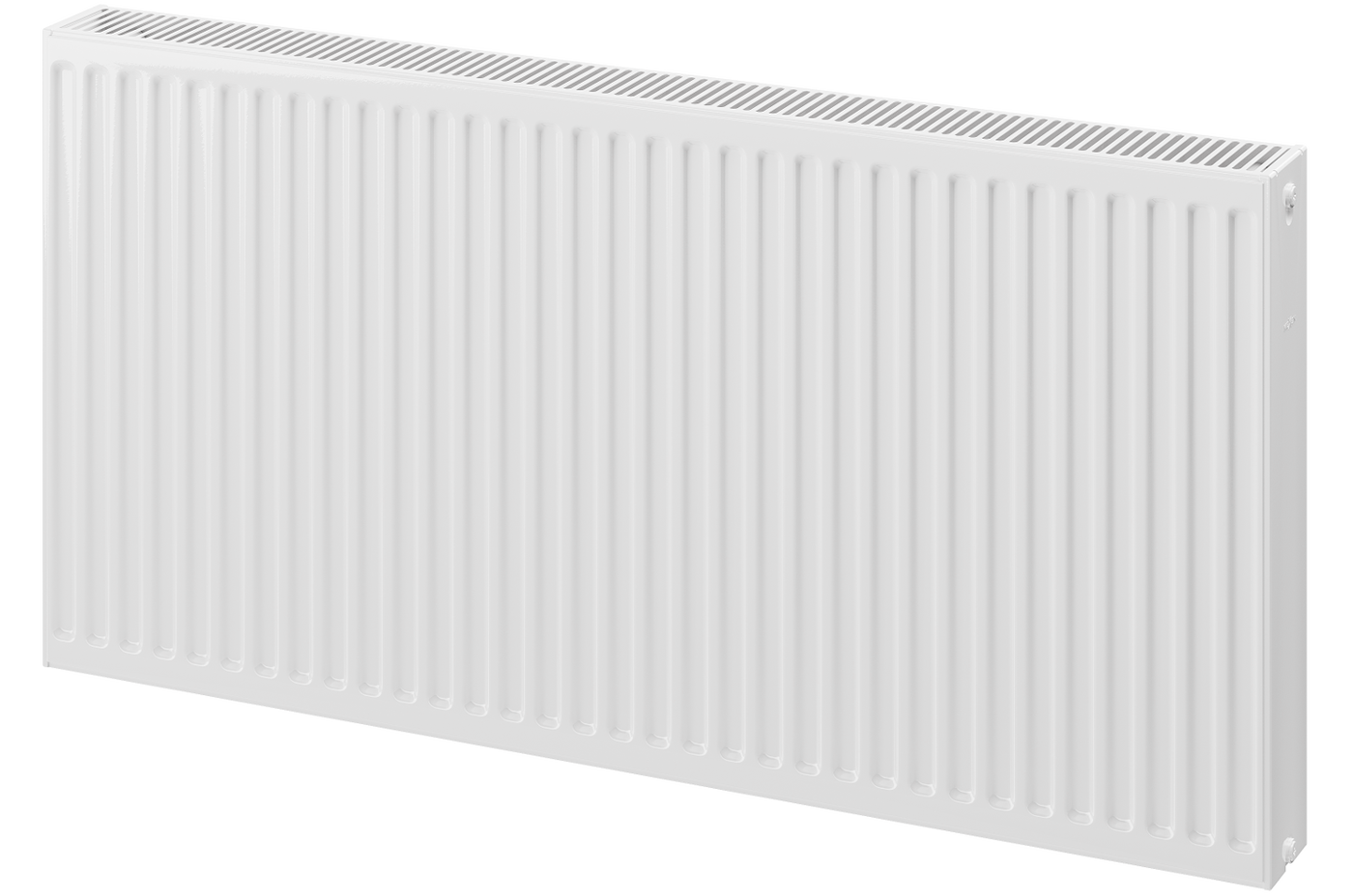 Mexen C22 plokščiasis radiators 600 x 1500 mm, šoninis prijungimas, 2479 W, baltas - W422-060-150-00