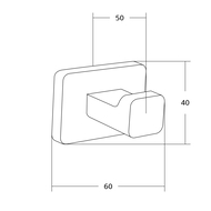 Mexen Asis rankšluosčio kabliukas, chromas - 7017635-00