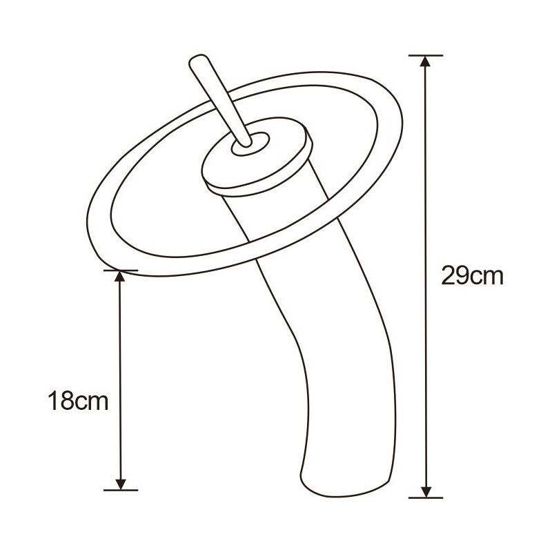 Mexen Niagara aukštas praustuvo maišytuvas, chromas - 745610-00