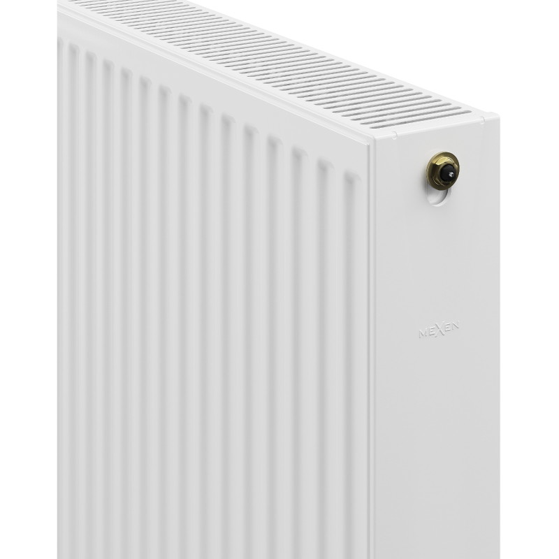 Mexen CV22 plokščias radiatorius 500 x 500 mm, apatinis prijungimas, 712 W, baltas - W622-050-050-00