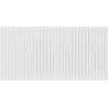 Mexen C11 plokštelinis radiatorius 600 x 1200 mm, šoninė prijungimo dalis, 1120 W, balta - W411-060-120-00