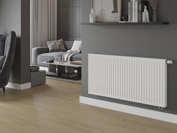 Mexen CV21 plokščiasis radiatorius 400 x 2800 mm, apatinis prijungimas, 2594 W, baltas - W621-040-280-00