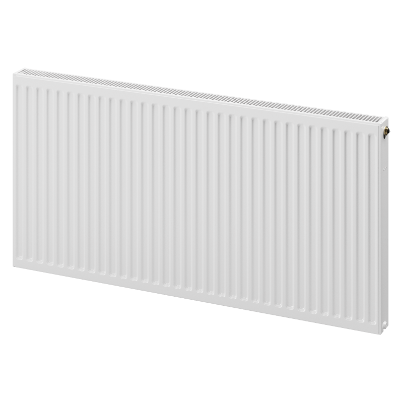 Mexen CV21 plokščias radiatorius 500 x 400 mm, apatinis pajungimas, 443 W, baltas - W621-050-040-00