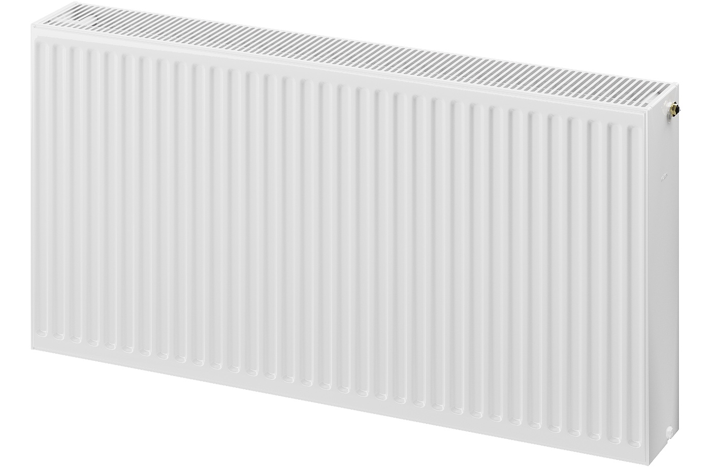 Mexen CV33 plokštuminis radiators 600 x 400 mm, apatinis prijungimas, 934 W, baltas - W633-060-040-00