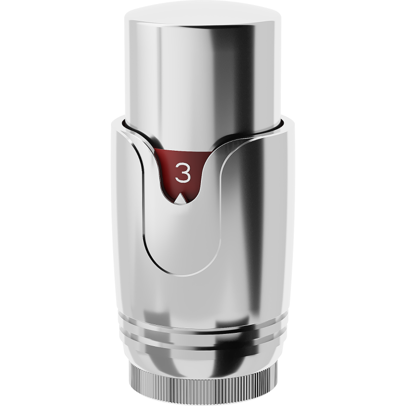 Mexen termostatinė radiatoriaus galvutė, chromas - W900-000-01