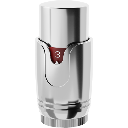 Mexen termostatinė radiatoriaus galvutė, chromas - W900-000-01