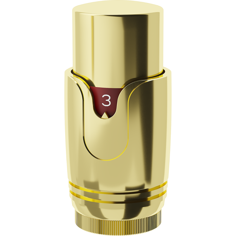 Mexen Uni-Term termostatinė galvutė radiatoriui, auksinė - W900-000-50