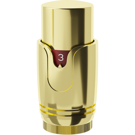 Mexen Uni-Term termostatinė galvutė radiatoriui, auksinė - W900-000-50