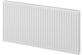 Mexen C21 plokščias radiatorius 300 x 1100 mm, šoninis prijungimas, 810 W, baltas - W421-030-110-00