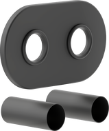 Mexen Uni-Term Dvigubas radiatoriaus maskavimo rinkinys R, antracitas - W905-000-66