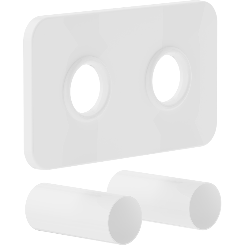 Mexen Uni-Term Dviguba maskavimo plokštė radiatoriui, balta - W910-000-20