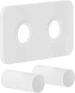 Mexen Uni-Term Dviguba maskavimo plokštė radiatoriui, balta - W910-000-20