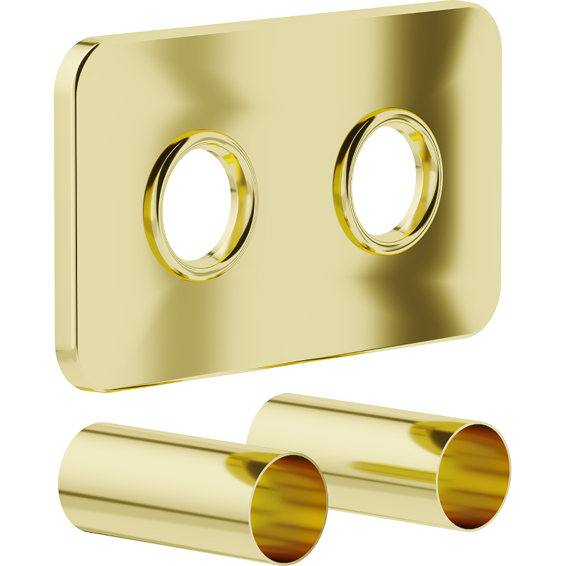 Mexen Uni-Term S dvigubas radiatoriaus maskavimo rinkinys, auksinis - W910-000-50