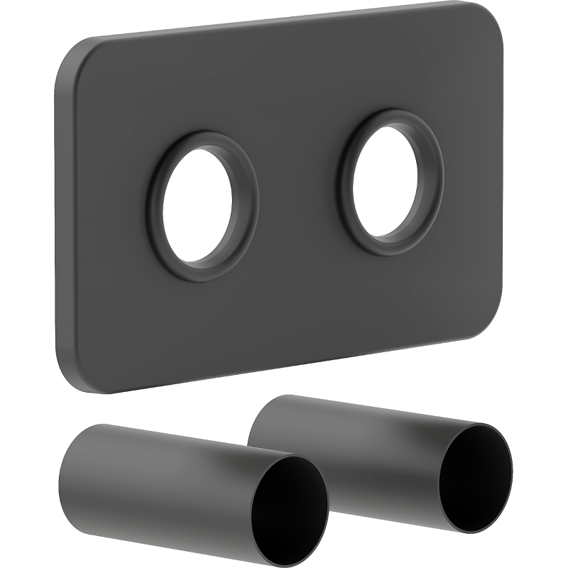 Mexen Uni-Term S dvigubas radiatoriaus maskavimo komplektas, antracitas - W910-000-66