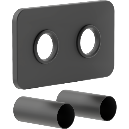 Mexen Uni-Term S dvigubas radiatoriaus maskavimo komplektas, antracitas - W910-000-66