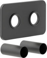 Mexen Uni-Term S dvigubas radiatoriaus maskavimo komplektas, antracitas - W910-000-66