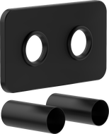 Mexen Uni-Term S dvigubas radiatorių maskavimo rinkinys, juodas - W910-000-70