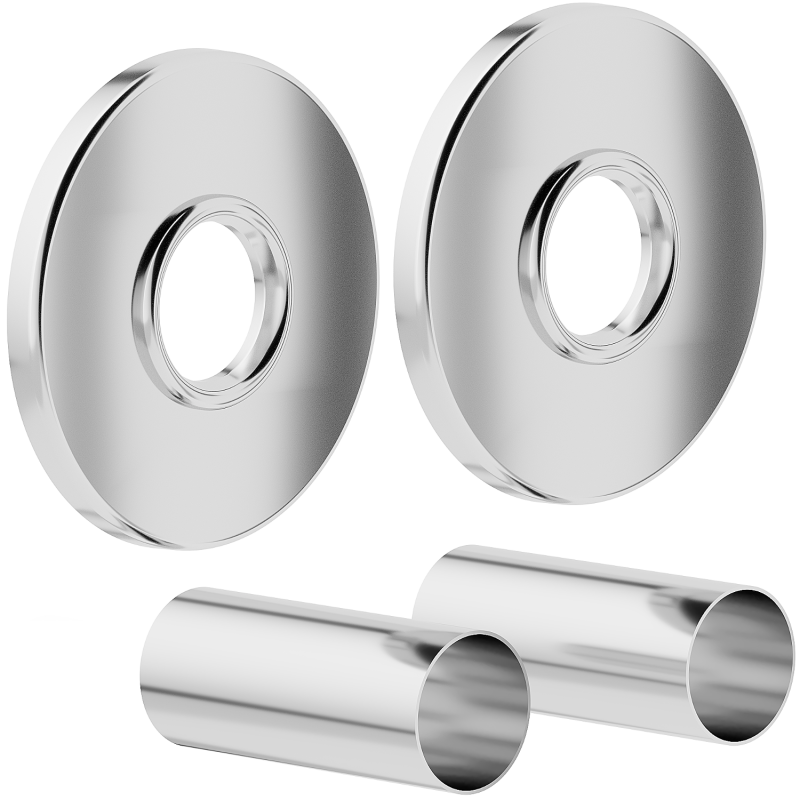 Mexen Uni-Term R vienas radiatoriaus maskavimo komplektas, chromas - W904-000-01