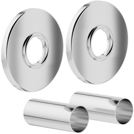 Mexen Uni-Term R vienas radiatoriaus maskavimo komplektas, chromas - W904-000-01