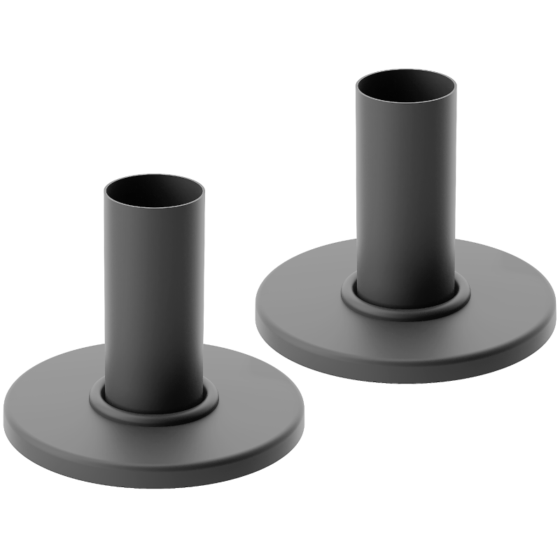 Mexen Uni-Term R viengubas radiatoriaus maskavimo komplektas, antracitas - W904-000-66