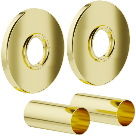 Mexen Uni-Term R vienguba radiatoriaus maskavimo rinkinys, auksinis - W904-000-50