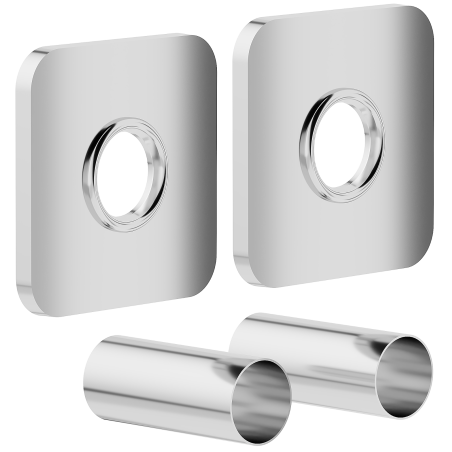 Mexen Uni-Term S viengubas radiatoriaus dangtis, chromuotas - W909-000-01