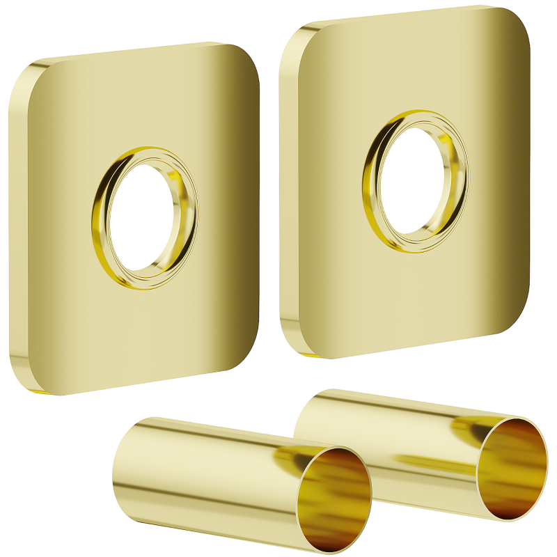 Mexen Uni-Term S viengubas radiatorių maskavimo komplektas, auksinis - W909-000-50