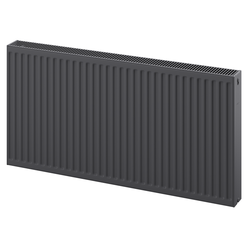 Mexen C22 plokštelinė radiatoriaus 400 x 1200 mm, šoninis prijungimas, 1422 W, antracitas - W422-040-120-66