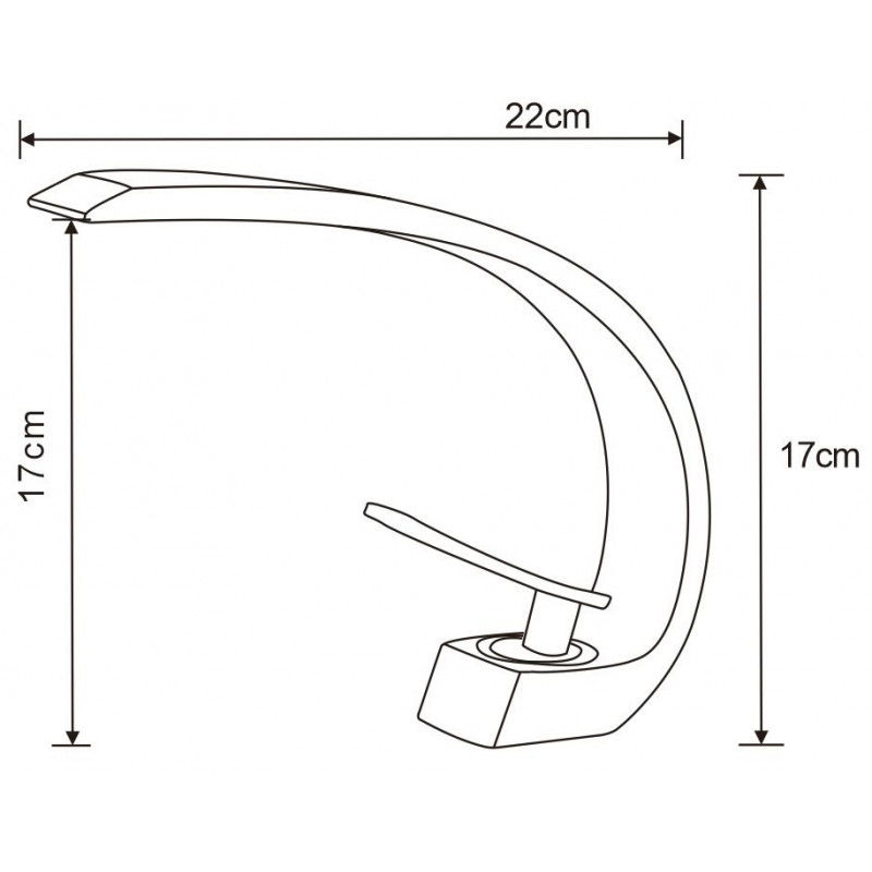 Mexen Lupus praustuvas maišytuvas, juodas - 746200-70