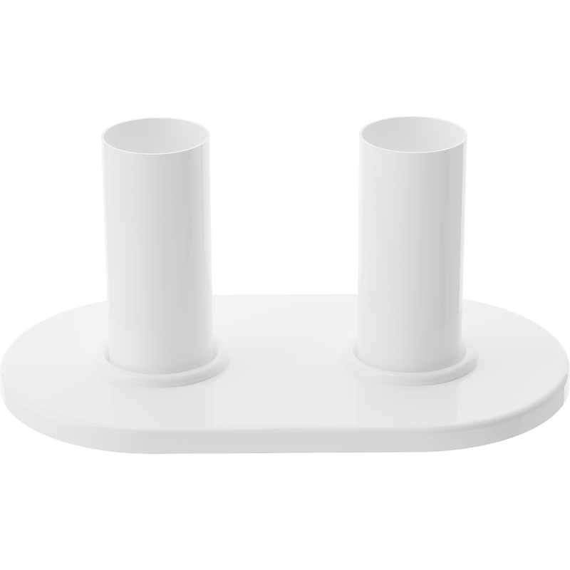 Mexen Uni-Term R dvigubas radiatorių maskavimo komplektas, baltas - W905-000-20