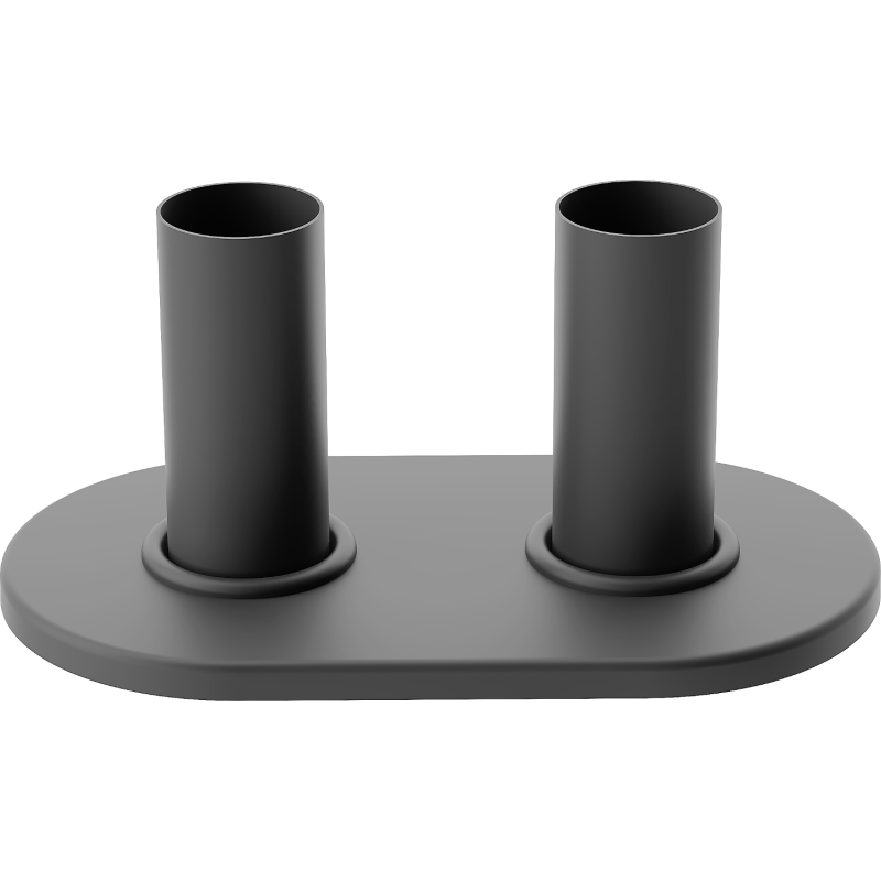 Mexen Uni-Term Dvigubas radiatoriaus maskavimo rinkinys R, antracitas - W905-000-66