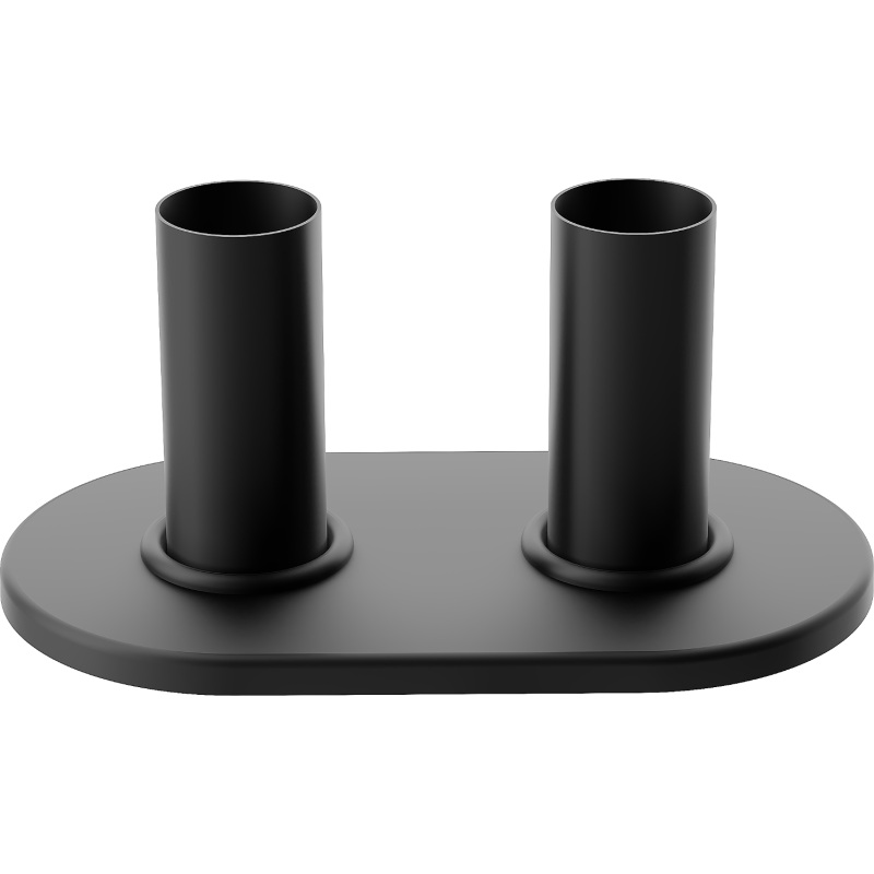 Mexen Uni-Term R dviguba maskuojama radiatoriaus sistema, juoda - W905-000-70