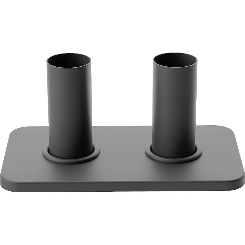 Mexen Uni-Term S dvigubas radiatoriaus maskavimo komplektas, antracitas - W910-000-66