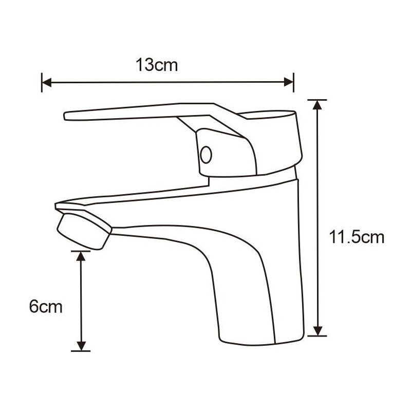 Mexen Caro praustuvas maišytuvas, chromuotas - 746600-00